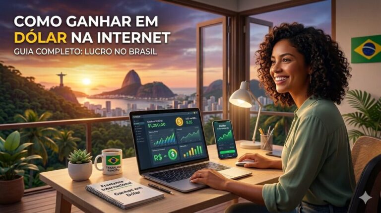 Como Ganhar em Dólar na Internet