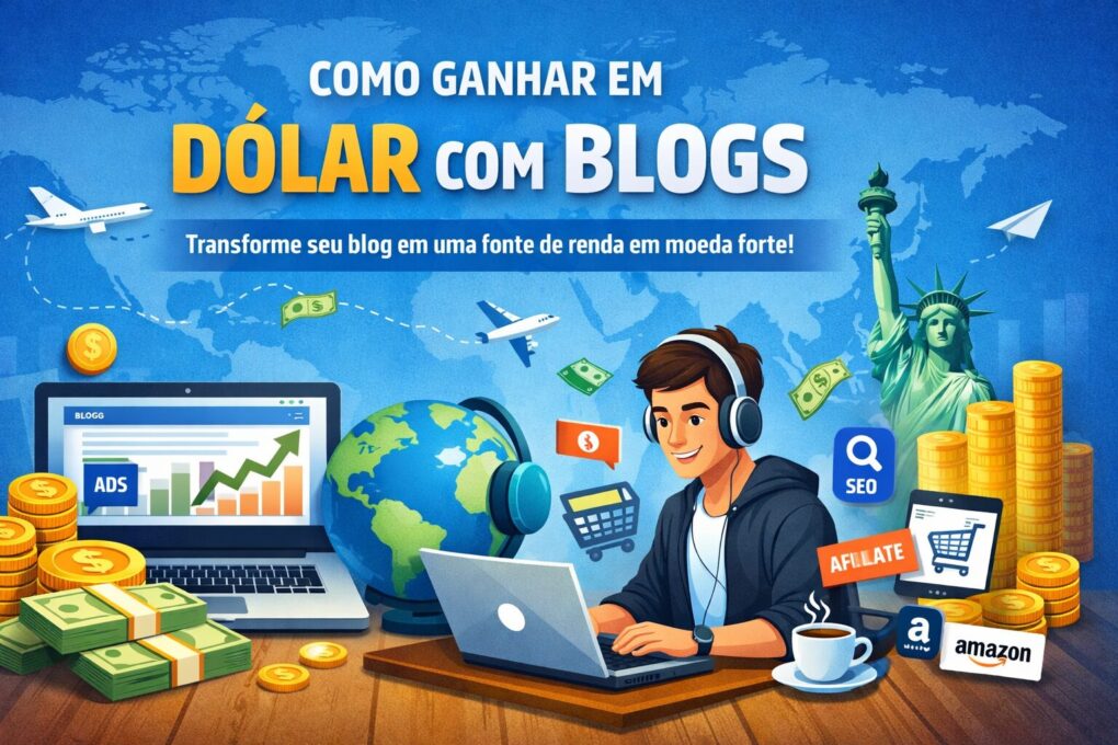 Como Ganhar em Dólar com Blogs